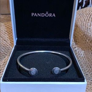 Pandora Silver Bangle